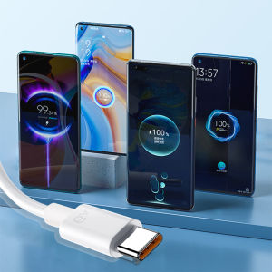 Huawei สายชาร์จ+หัวชาร์จ 66W Nova 8 Se Super Charger 6A Supercharge Type C สาย USB สําหรับ Nova 7 Mate 20 30 40 P30 P40 Pro Honor 30 30S