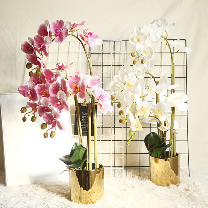 1Pc Faux Orchid Plant Natural Realistic Household Products Orchid