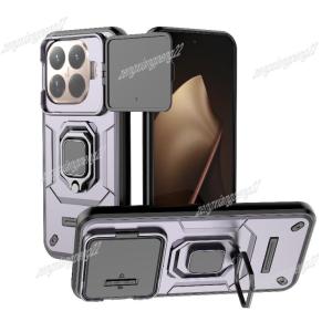 Ốp cho Xiaomi 15 14 t Pro 15tpro xiaomi15t Pro xiaomi15tpro Ốp Window phone đẩy ống kính trượt camera giáp sang trọng dạng nhẫn từ tính đứng cứng Bảo vệ Chống Sốc Ốp lưng