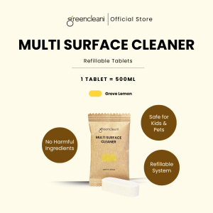 GREENCLEANI Multi Surface Cleaner Grove Lemon Refills – Clean Grease & Grime on Any Surface