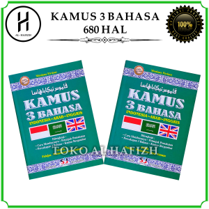 Kamus 3 Bahasa Indonesia - Arab - Inggris Ukuran A5 680 Hal - Fajar Mulya