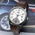 Casio Leather Strap Analog Men Watch MTP-V002L-7B2. 