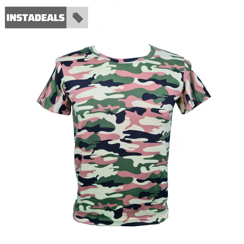 Unisex Fashion Camouflage Tshirt, Army Military Shirt