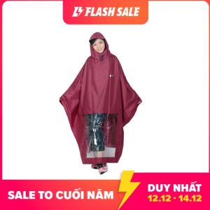 Áo mưa Sơn Thủy K8 loại một mũ màu đỏ màu xanh áo mưa cánh dơi