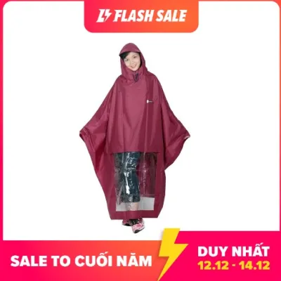 Áo mưa Sơn Thủy K8 loại một mũ màu đỏ màu xanh áo mưa cánh dơi