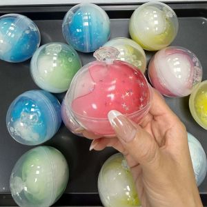 ZHITTY Crunch Sound Crunch Squishy Round Sensory Fidget Wax Coating Squishy Creative Pinch Crispy Squeeze Toy Kids Adults