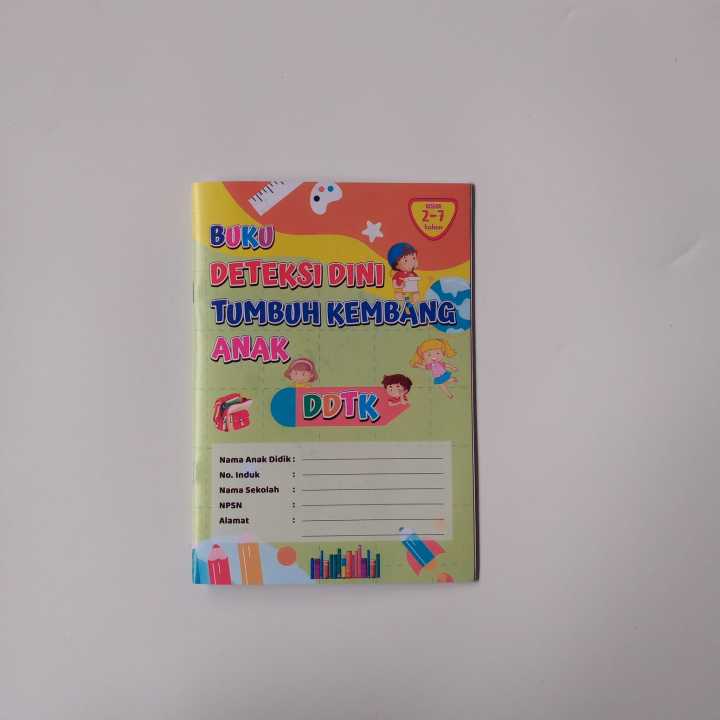 Buku Deteksi Dini Tumbuh Kembang Anak Ddtk Paud Tk Usia 2 7 Tahun