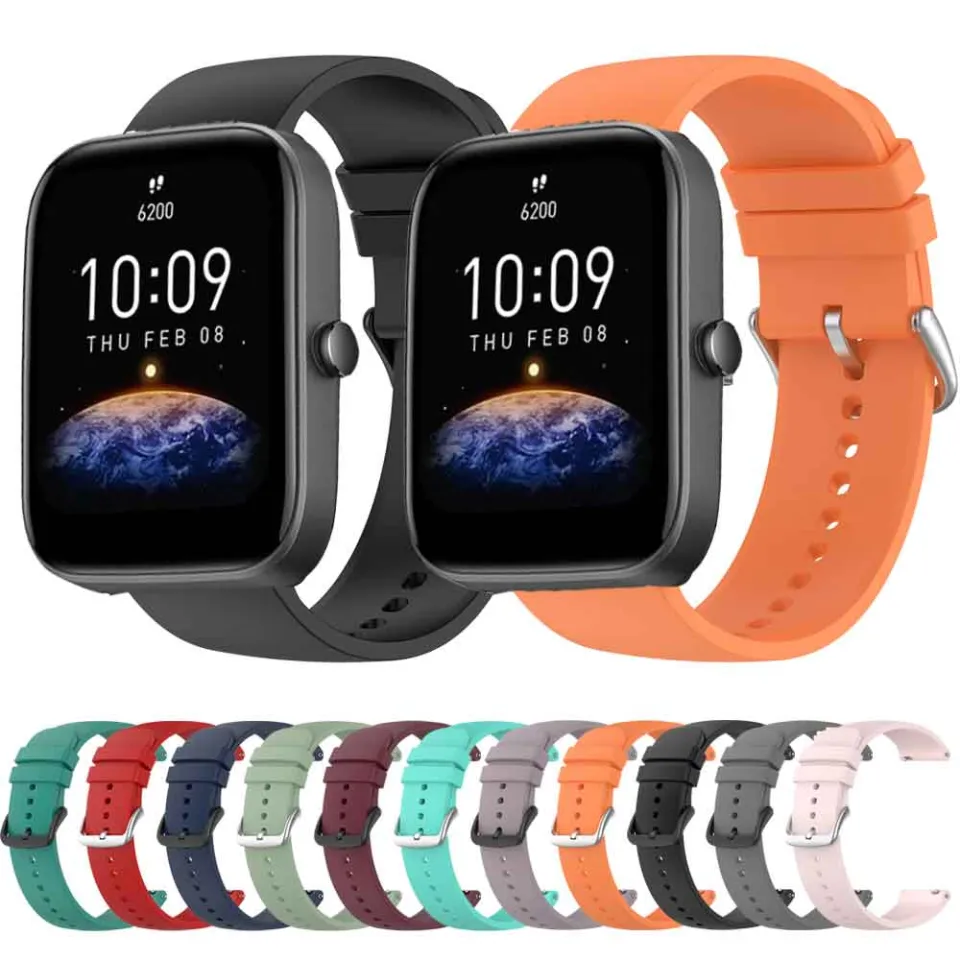 20mm Silicone Band for Huami Amazfit Bip 3 3 Pro Smart Watch Bracelet Replacement Wristband for Amazfit Bip Lite S U Pro GTS 3 Strap Lazada PH