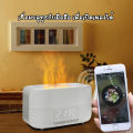 Flame Humidifier เครื่องอโรม่า & ลำโพง & นาฬิกา ความจุ 400ml เครื่องพ่นไอน้ำ ทำความชื้นในอากาศ สปา ผ่อนคลาย Aroma Diffuser ตกแต่งบ้าน สร้างบรรยากาศ. 