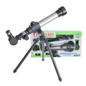 TOYSMARS Childrens Refracting Astronomical Telescope with Portable Tripod Sky Monocular Telescope Space Observation Mirror Children Gif