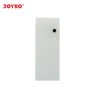 NA Joyko Kotak Tempat Pensil Mika / Pencil Case Pastel Tempat Alat Tulis Sekolah Kancing Warna Warni Slide Tarik