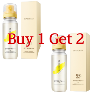 💖High UV Protection💖SPF50+ Sunscreen Black Crystal Sunscreen Spray Crystal Sunscreen Spray Whitening Sunscreen for Womens Face