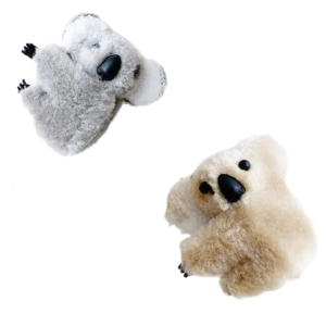 1 cặp Koala Kẹp tóc càng cua Clip sang trọng kẹp tóc với giữ vững thời trang nữ phụ nữ Mũ nón sáng tạo món quà sinh nhật
