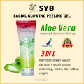 SYB Facial Glowing Peeling Gel Aloe Vera Aloevera Peeling Gel Syb Peling Exfoliasi Wajah Piling Feeling Filing Exfoliating Eksfoliating Exploating Gel ALoe Vera Aloevera Bpom. 
