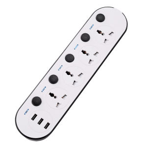 SOCKET EXTENSION UK STANDARD MULTI-FUNCTION CABLE BOARD WITH USB FOR HOUSEHOLD USE WITH INSURANCE