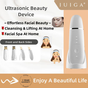 Ultrasonic Facial Scraper | Blackhead Remover Acne Prevention | Cleansing & Lifting Oil Control | Home Facial Spa