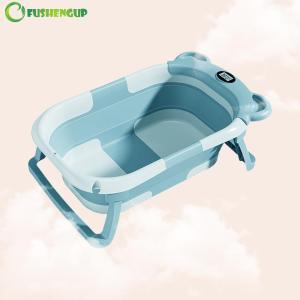 【New Arrival】 Easy-to-Use Wash Tub with Real-Time Temperature Monitoring Non-Slip Bottom and Foldable Structure for Household Cleaning