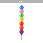 Stackable Pencil Crayon Pencils Cute Stationery Kid Birthday Doorgift Student Reward Gift Alat Tulis