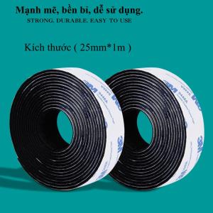 1 Mét Cuộn Keo 2 Mặt 3M Băng Gai Dính Velcro Dán Xé Treo Đồ Tiện Lợi