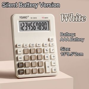 10-Digit Standard Calculator for Kids Silent Keys Portable School Supplies & Stationery for Student