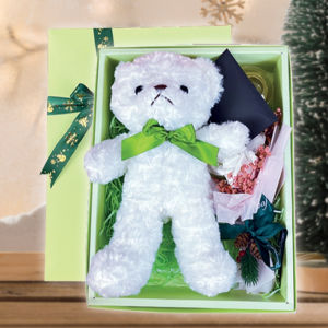 CHRISTMAS GIFT BOX/ TEDDY BEAR/ GIFT BOX