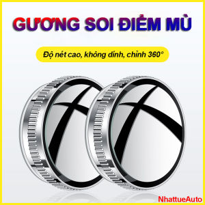 Gương cầu lồi gương soi điểm mù có viền chính hãng Dekatsu