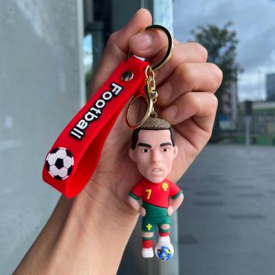 Gantungan Kunci Bola Messi Ronaldo Neymar Mbappe Lucu Murah Keychain Jersey Futsal Aksesoris Gantung