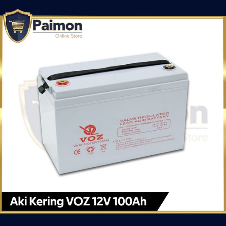 PROMO TERBATAS Aki Kering 12V 100 Ah Voz Aki kering 12V 100Ah Aki 100