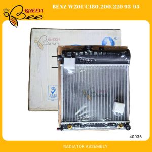 QUEENBEE 40036 Benz W201/C180.200.220 1993-1995 A/T Radiator Assembly 360X418X26mm 202 500 2603/5803 (Polar)