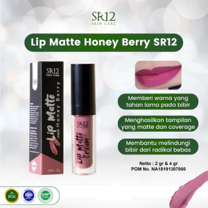 Lip Cream SR12 Lipstik Tahan Lama Lip Cream Matte Lipstik SR12 Lipstik