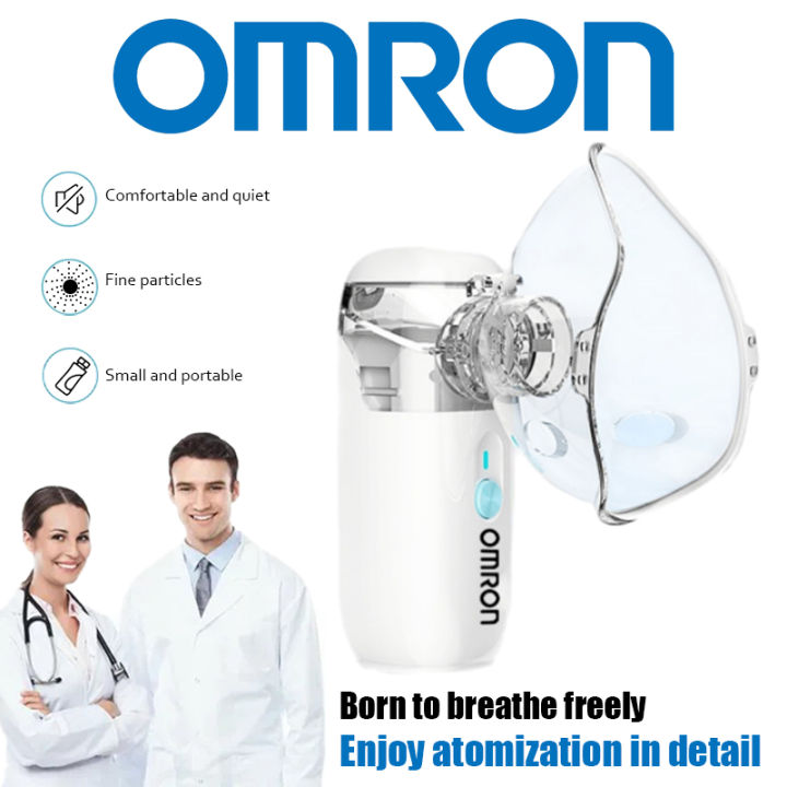 Onro Inhaler Omron UltraQuiet Mesh Nebulizer Portable Inhaler Silent Handheld ...