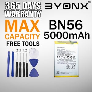 BYONX Battery Bateri BN56 Mi XiaoMi Battery for Xiaomi Redmi 9A / 9C / A1 / Poco C3 (5000mAh)