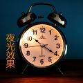 [Silver Classic] Twin Bell Loud Analogue Alarm Clock Loud Classic alarm clock. 