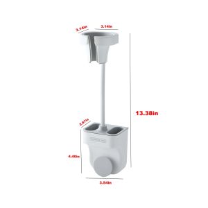 Hair Dryer Holder with Any Angle Rotating Bathroom Wall Mount Shower Head Holder Hair Dryer Bracket