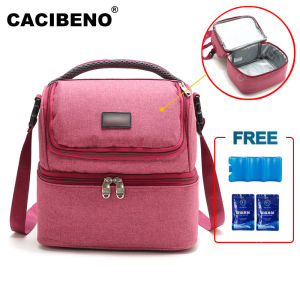 Multi-layer Thermal Insulated Cooler Lunch Bag Mummy Milk Storage Bag Insulated Mummy Bag Cooler Bag With 1 ice brick 4 ice pack