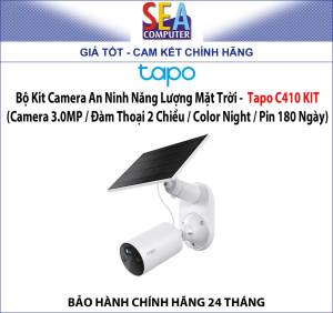 Bộ Kit Camera An Ninh Năng Lượng Mặt Trời -  Tapo C410 KIT