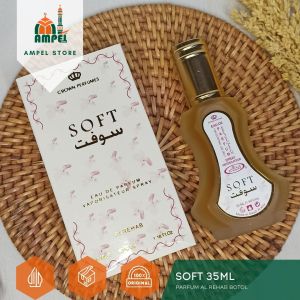 Parfum Al Rehab Soft Botol 35ml Spray Non Alkohol Asli Arab