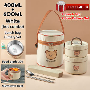 Worthbuy 304 Stainless Steel Lunch Box Thermal Food Container Bekas Makanan Bento Kotak Makan Airtight Food Storage Box