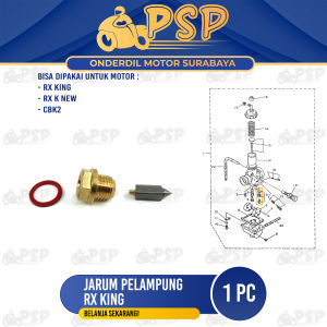 Jarum Pelampung RX King -  Plampung Apung Ventilator Pentilator Karburator Karbu CBK2 RX King New
