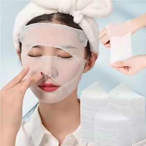 Disposable STRETCHABLE Dry and Wet Dual Use facial cotton Facial Cleansing Stretchable Wet compress cotton