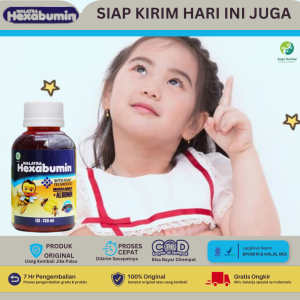 Vitamin Penguat Daya Ingat Otak Anak Penambah Daya Ingat Anak Suplemen Nutrisi Otak Anak Cerdas Kecerdasan Otak Anak - Hexabumin