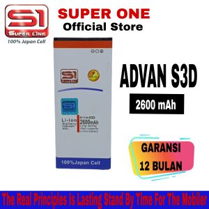 SuperOne -S3D Advan  Batre Batrai Baterai Battery