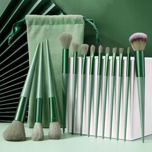 BAIXL 13Pcs/Set Professional Professional Makeup Brushes Tools Furry Eyeshadow Powder Brush Fashion Eye Shadow Cosmetic Brush Set Student