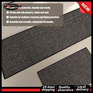 Linen-Look Kitchen Mats Non-slip Kitchen Rug Absorbent Woven Kitchen Runner Stain Resistant for Floor