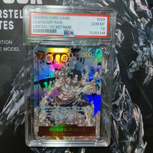 Tranh thẻ psa Portgas D Ace OP02-013 Manga JAPANESE slab 10 NF43 19