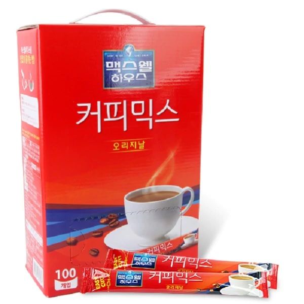 Korean Coffee 12g French Cafe Coffee Mix Maxwell Original Coffee Mix