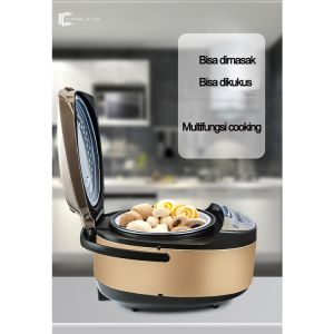 COD CANEL & CO Penanak Nasi 2L Multifungsi (Memasak dan Mengukus dll) Rice Cooker Smart Touch Screen 2L/Penanak Nasi Serbaguna