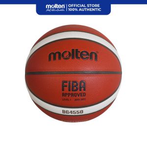 Molten B7G4550 Premium 12-Panel Leather Basketball Size 7