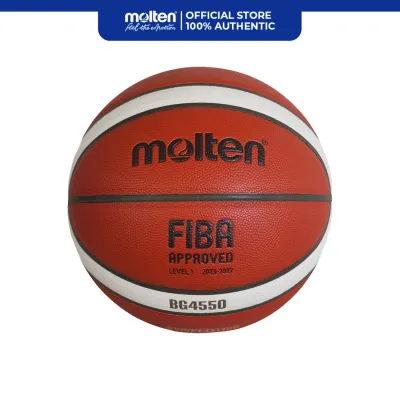 Molten B7G4550 Premium 12-Panel Leather Basketball Size 7