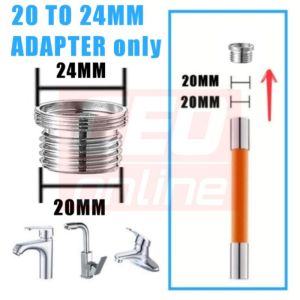 CEO 🇲🇾 Faucet Extension Extender Bathroom 360° Rotation Adjust Bending Faucet Splash Proof Universal Extension Basin